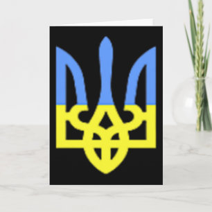 Ukraine Kraut Blau Und Gelb Ukrainische Flagge Tas Karte