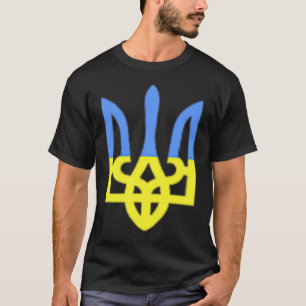 Ukraine Kraut Blau Und Gelb Ukrainische Flagge Tas T-Shirt