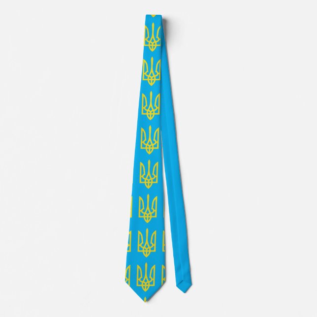 Ukraine-Krieg Trident Krawatte (Vorderseite)