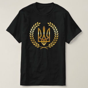 Ukraine-Krieger Golden Trident T-Shirt