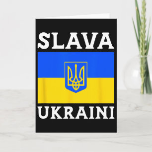 Ukraine Landesflagge Stolz Slava Ukraini 1 Karte