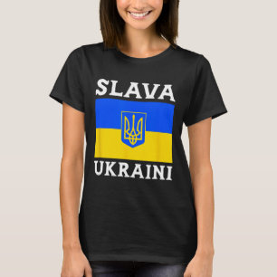 Ukraine Landesflagge Stolz Slava Ukraini 1 T-Shirt