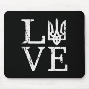 Ukraine Liebe Ukrainisch Zelensky Tryzub Militär T Mousepad