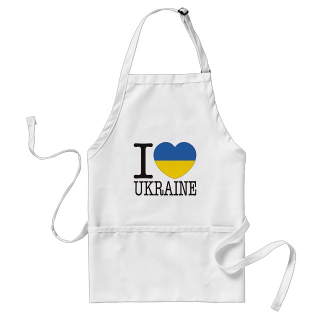Ukraine-Liebe v2 Schürze (Vorne)