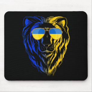 Ukraine Löwe Unterstütze Ukraine T-Shirt #nowar St Mousepad