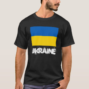 Ukraine mit ukrainischem Wappen T-Shirt