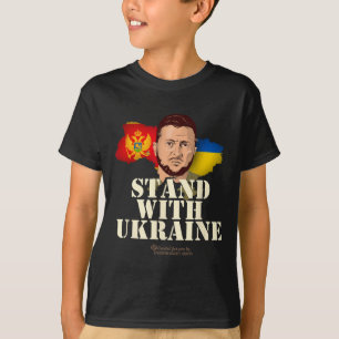 Ukraine Montenegro Wolodymyr Selenskyj Steh mit de T-Shirt