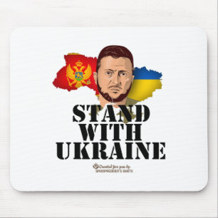 Ukraine Montenegro Wolodymyr Selenskyj Steh Mit  Mousepad