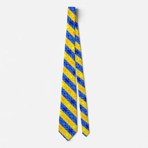 Ukraine Neck Tie Freedom Ukrainian Flag Krawatte