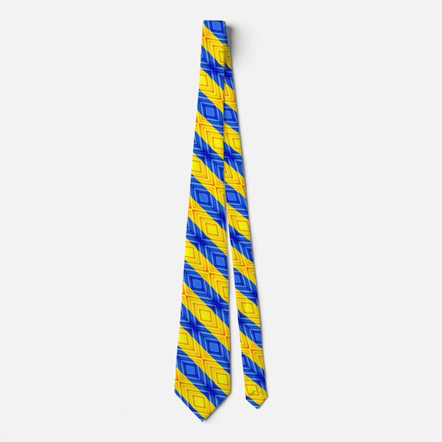 Ukraine Neck Tie Freedom Ukrainian Flag Krawatte (Vorderseite)