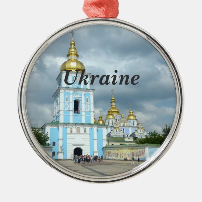 Ukraine Ornament Aus Metall (Vorne)