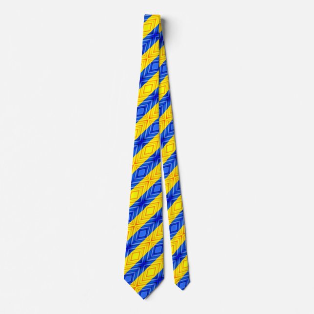 Ukraine - Paix - Cravate de la liberté du drapeau  (Devant)