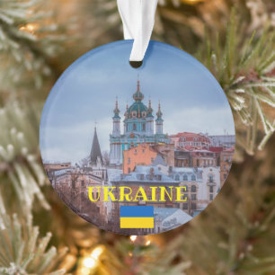 Ukraine Panorama Weihnachtsschmuck Ornament
