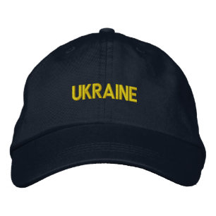Ukraine Patriotisches Design bestickt Baseballhut Bestickte Baseballkappe