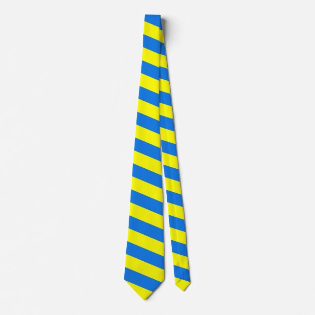 Ukraine Schlichte Flaggenstaaten Krawatte (Vorderseite)