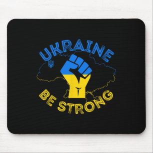 Ukraine Sei Stark Unterstütze Ukraine Stehe Mit Uk Mousepad
