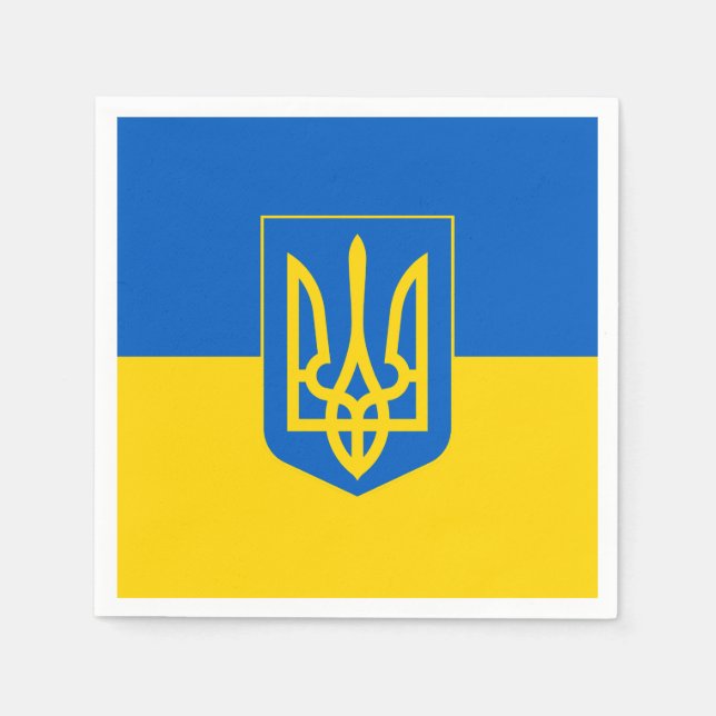 Ukraine Serviette (Vorderseite)