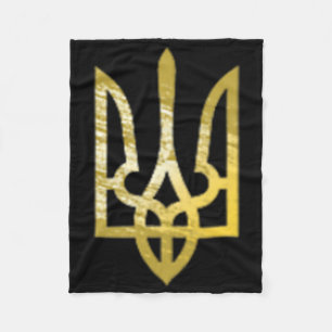 Ukraine-Shirt Dreizack Tryzub Selenskyj Militär Ol Fleecedecke