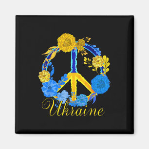Ukraine-Shirt Sonnenblume Ukrainische Flagge Ich s Magnet
