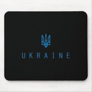 Ukraine-Shirt Ukrainisch Tryzub Dreizack Patriotis Mousepad