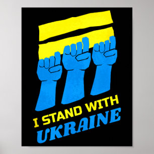 Ukraine-Shirt Ukrainische Unterstützung Ukraine Ic Poster