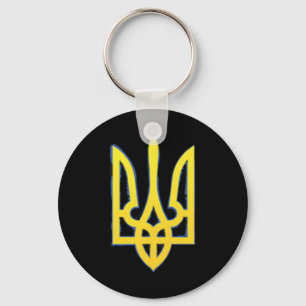 Ukraine-Shirt Ukrainischer Dreizack Militärischer  Schlüsselanhänger