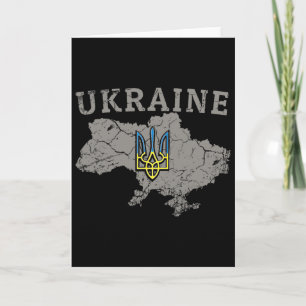 Ukraine-Shirt Zelensky Ukrainische Flagge Dreizack Karte