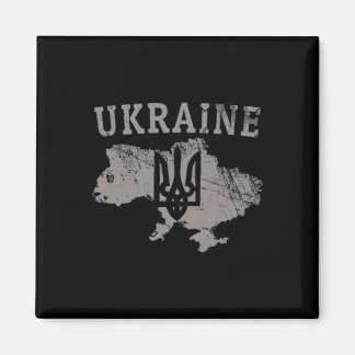 Ukraine-Shirt Zelensky Ukrainischer Tryzub Patriot Magnet