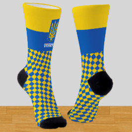 Ukraine Socken, ukrainische Fahne Mode / Sport Socken
