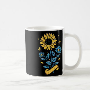 Ukraine Sonnenblume Blau Gelb Ukrainische Frauen M Kaffeetasse