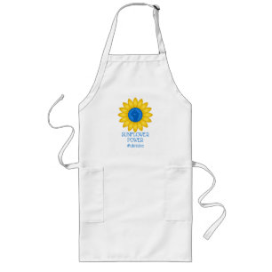 Ukraine Sonnenblumen Kraft Lange Schürze