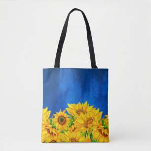 Ukraine Sonnenblumenbanner Tasche