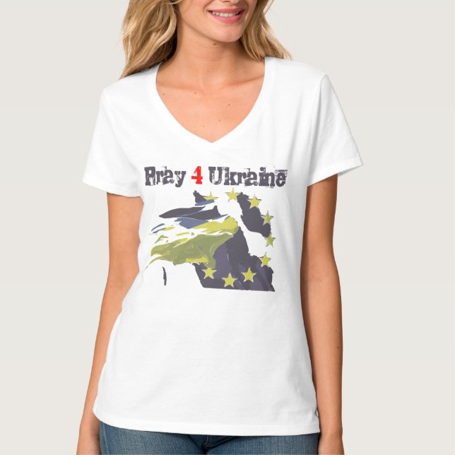 Ukraine standwithukraine stoprussia stopInvasion T-Shirt (Vorderseite)