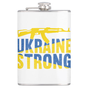 Ukraine: Starke Unterstützung für die Ukraine Flachmann