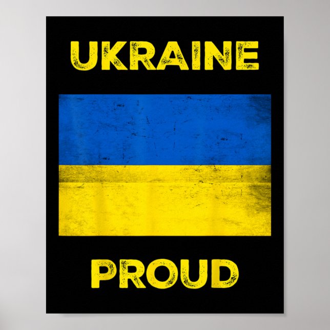 Ukraine Stolz  Poster (Vorne)