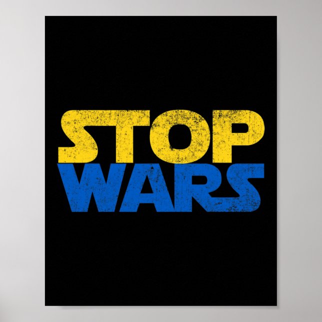 Ukraine Stop Wars  Poster (Vorne)