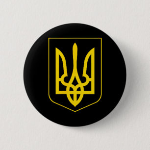 Ukraine-Symbol Mittlere Ukrainische Armee Militär- Button