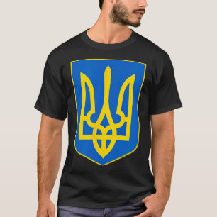 Ukraine-Symbol Tryzub Patriotisch Slawa Ukrajini T-Shirt