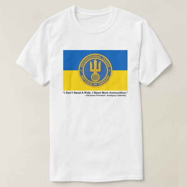Ukraine T - Shirt (Design vorne)