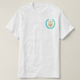 Ukraine T - Shirt zum Sieg mit Laurel Wreath