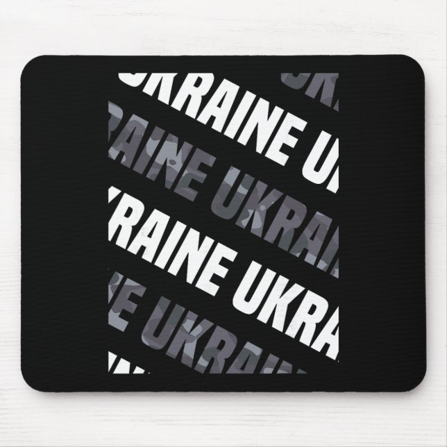 Ukraine-Tarnmuster Graue Tarnung  Mousepad (Vorne)