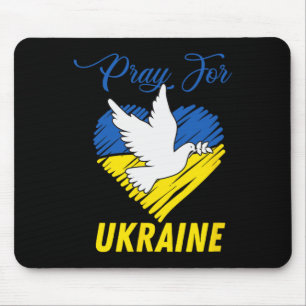Ukraine Taube Herz Mousepad