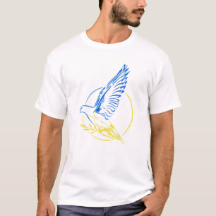 Ukraine Taube in den Farben der Ukraine T-Shirt