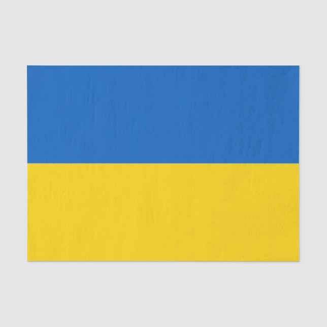Ukraine tissue paper, Ukrainian Flag tissue paper Seidenpapier (Vorderseite)