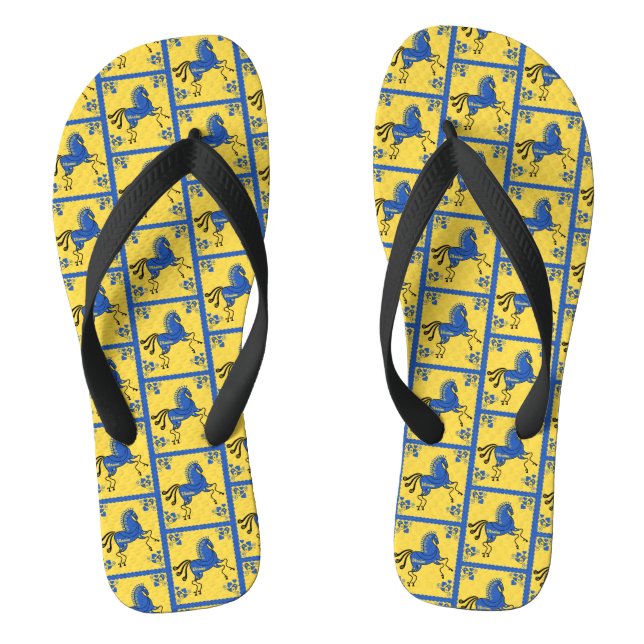 Ukraine Traditionelle slawische Volkskunst Flip Flops (Fußbett)