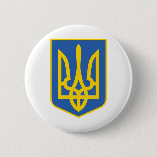 UKRAINE-TRIDENT BUTTON (Vorderseite)