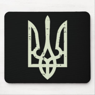 Ukraine Tryzub Symbol Tasche Ukraine Trident Männe Mousepad