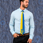 Ukraine, Tryzub, ukrainische Flagge / Wappen-Nec Krawatte<br><div class="desc">Neck Tie: Ukraine,  ukrainische Flagge,  Wappen - Tryzub / У к р ї н а а</div>