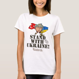 Ukraine Türkei Wolodymyr Selenskyj Steht mit der U T-Shirt