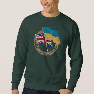 Ukraine-UK Freundschaftsemblem Sweatshirt